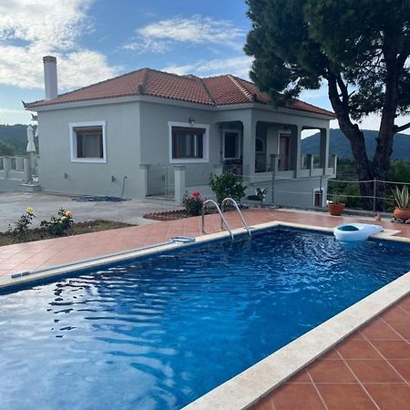 Villa Ouranos In Pefkias Città di Skopelos Esterno foto